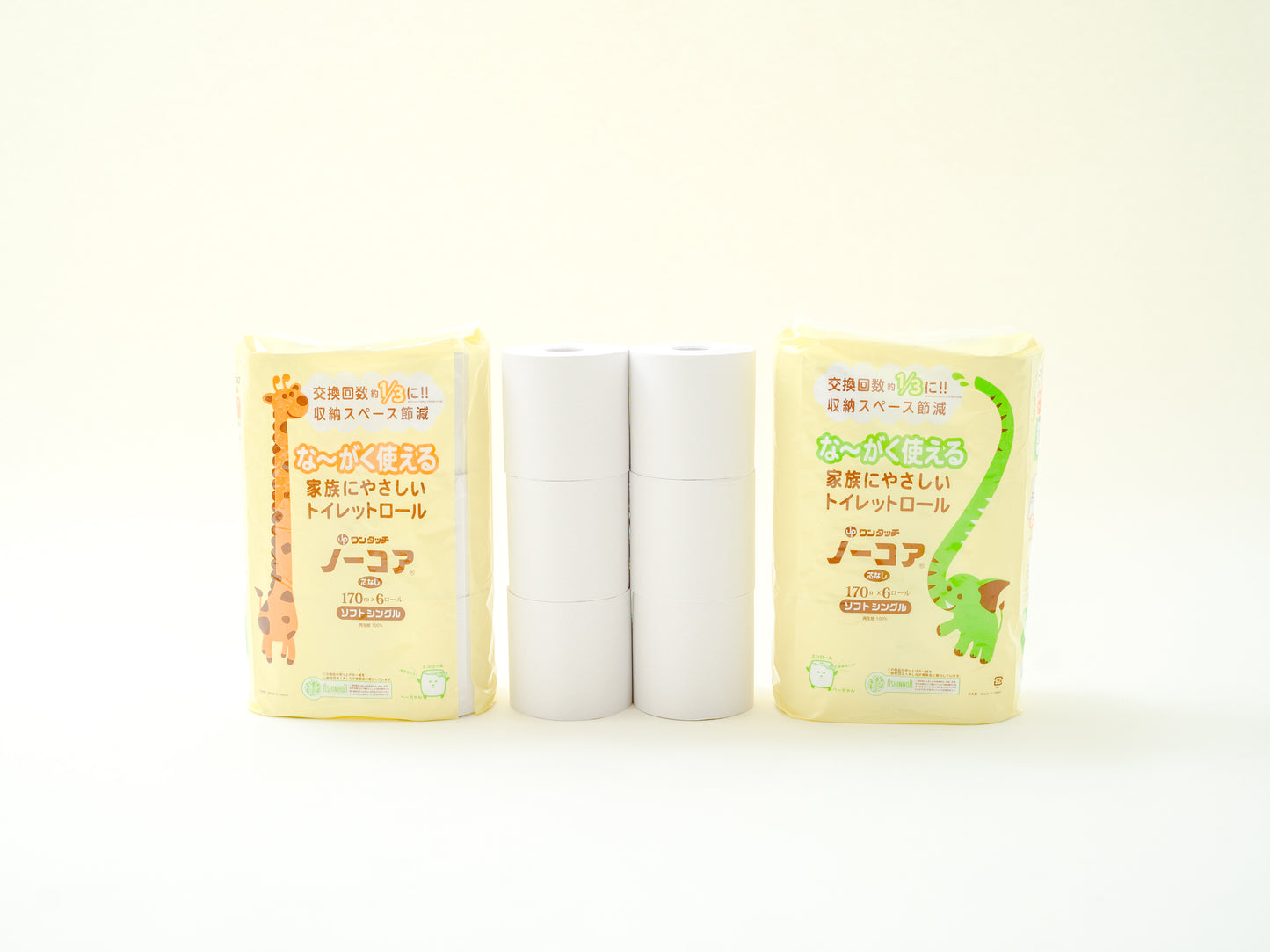 な〜がく使える家族にやさしいトイレットロール JPワンタッチノーコア170m(配送料込)
